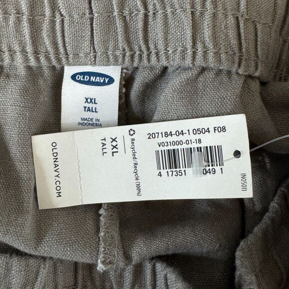 New Old Navy Mid-Rise Soft Wide-Leg Linen-Blend Pants Women's Plus Size XXL Tall - Picture 3 of 7